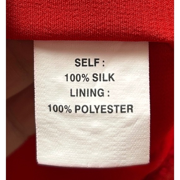 Kay Unger Dress Women 12 Ruffle Neck 100% Silk Sheath Classic Elegance Timeless - Picture 4 of 9